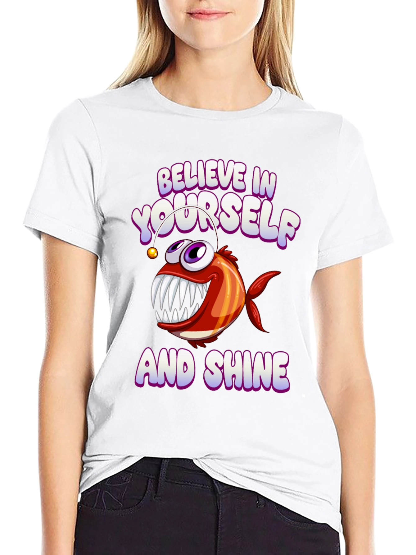 Believe in Yourself and Shine Graphic T-Shirt