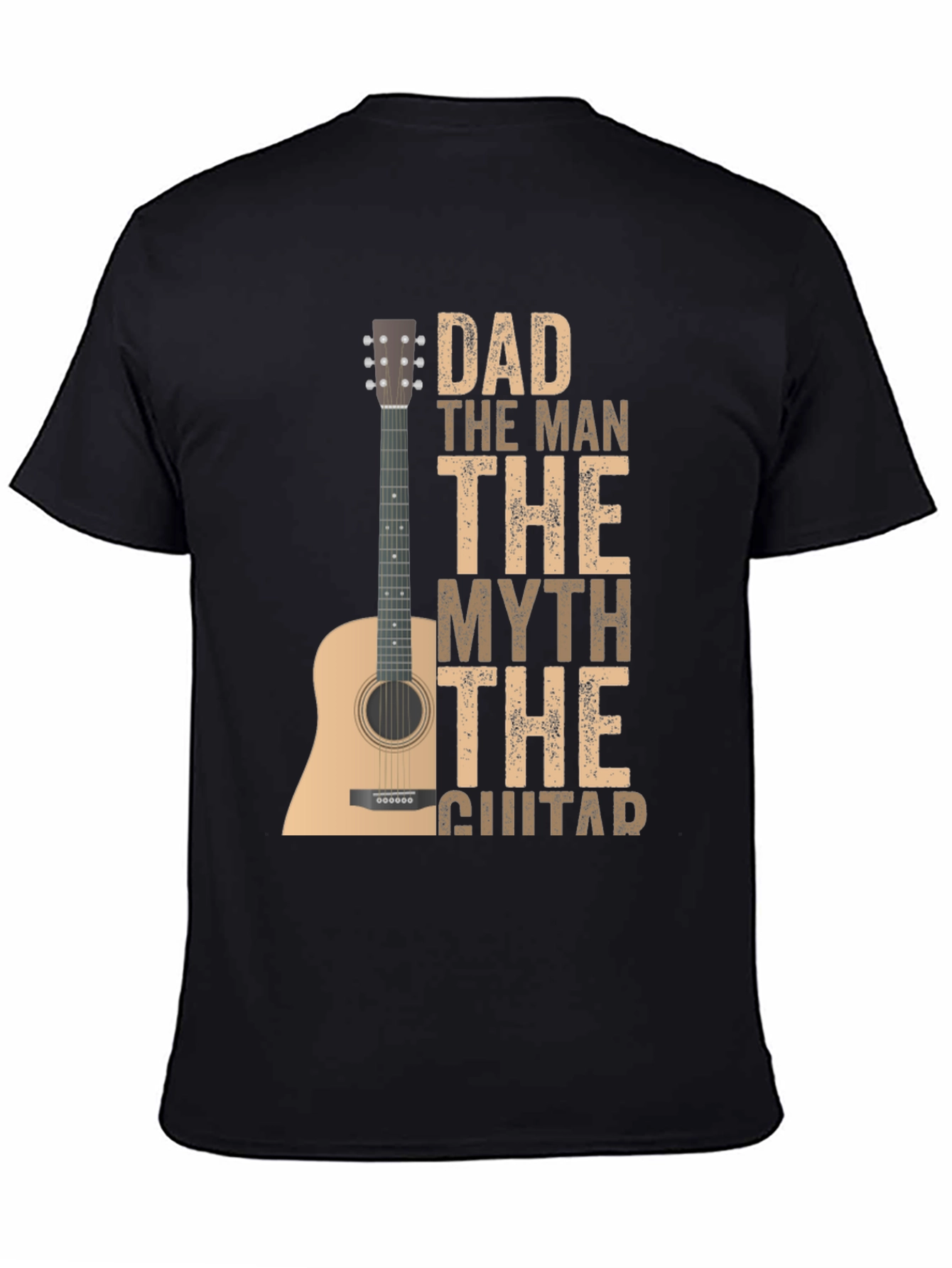 Dad The Man The Myth Guitar T-Shirt