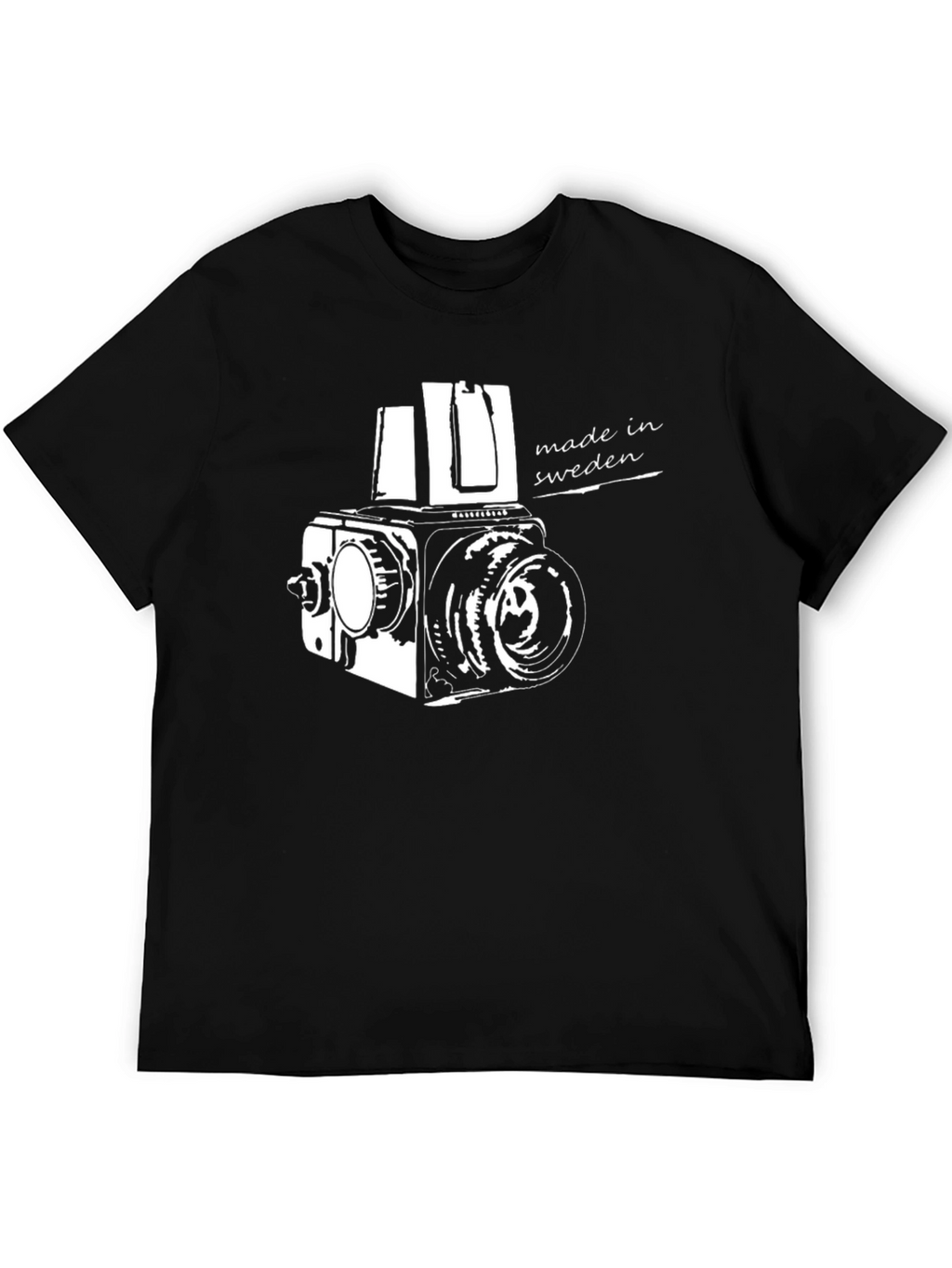 Retro Camera T-Shirt - Made in Sweden