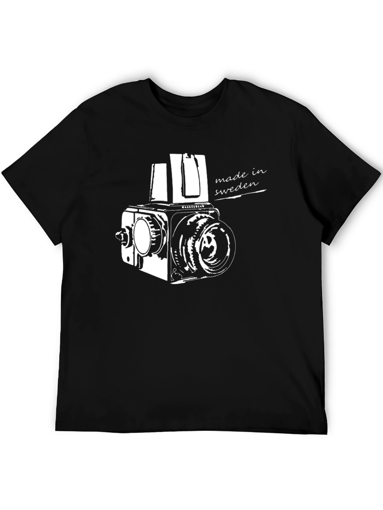 Retro Camera T-Shirt - Made in Sweden