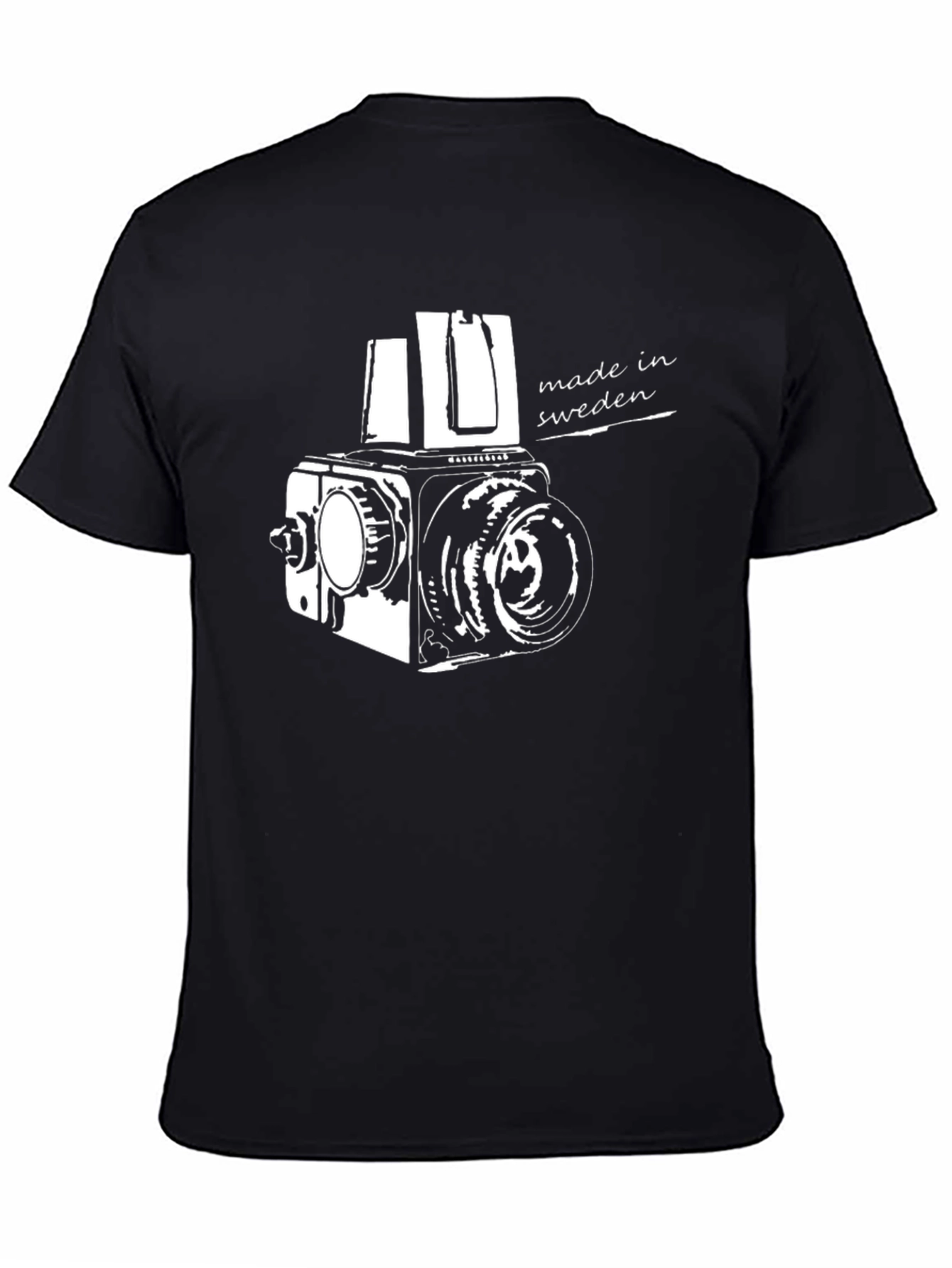 Retro Camera T-Shirt - Made in Sweden