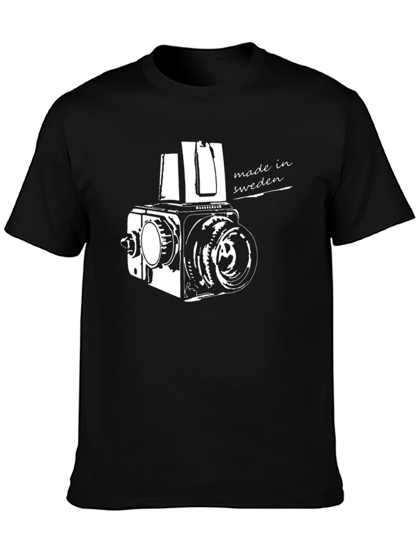 Retro Camera T-Shirt - Made in Sweden