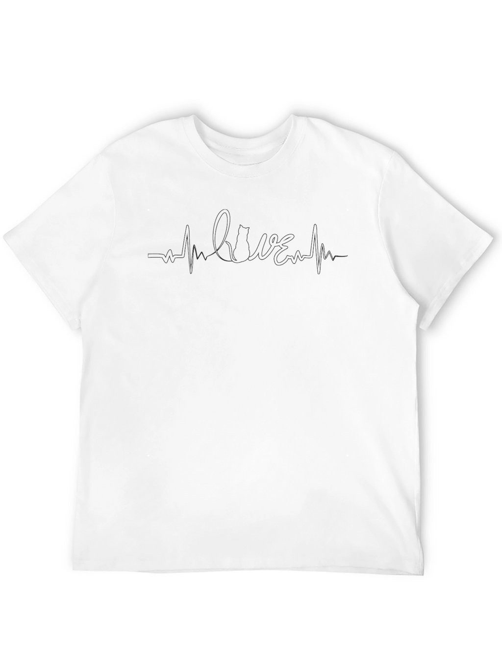 Heartbeat Live Graphic Tee - Black