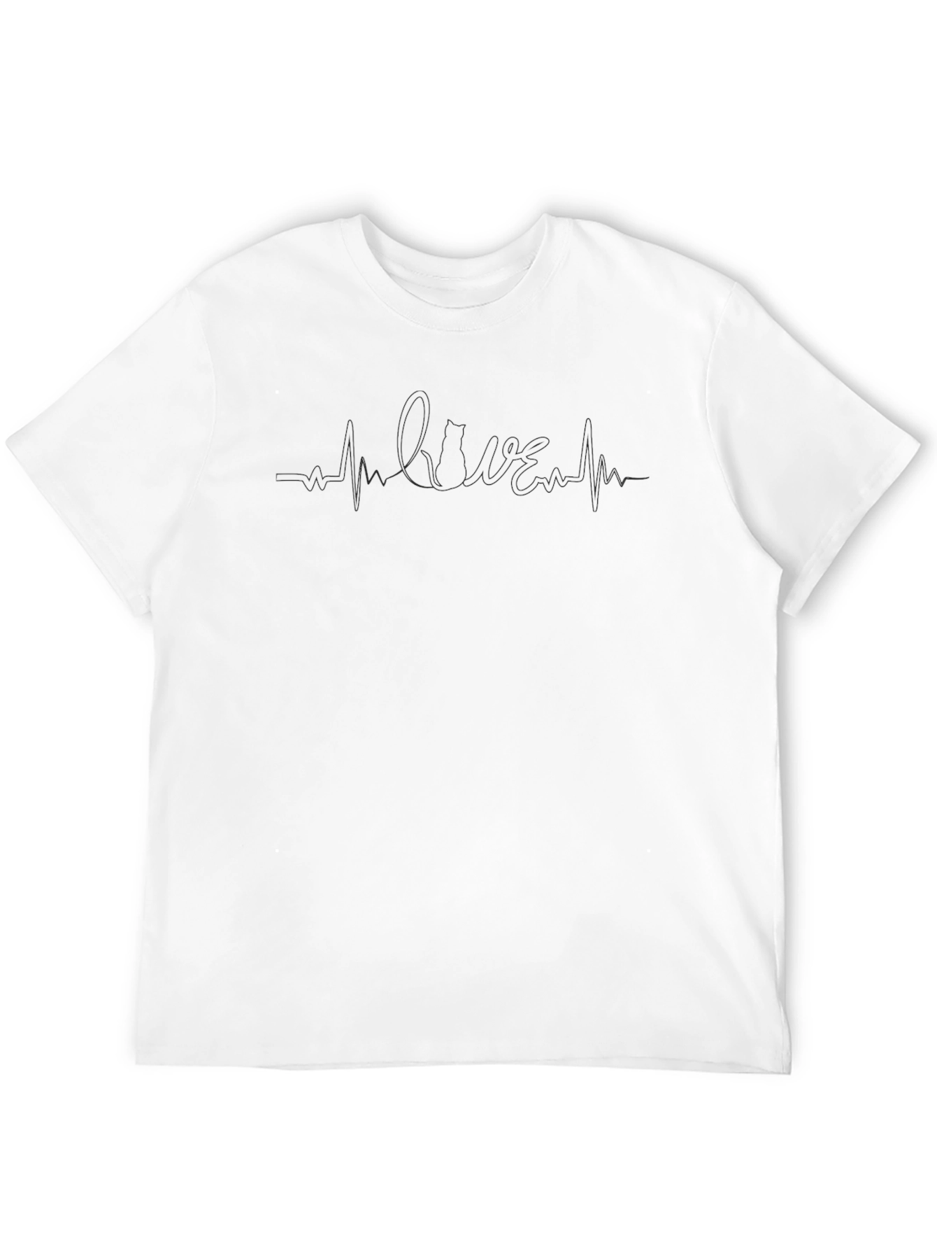 Heartbeat Live Graphic Tee - Black