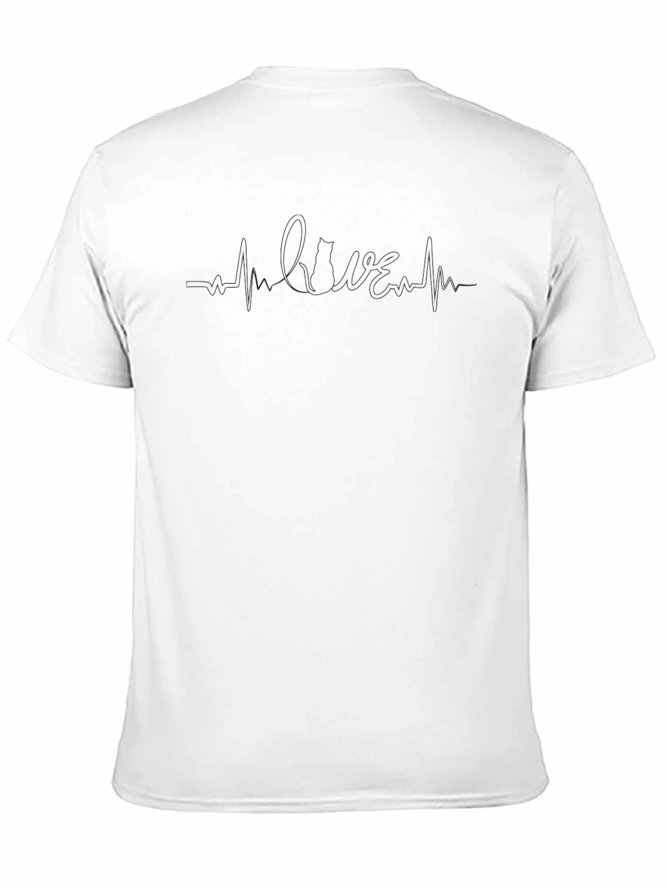 Heartbeat Live Graphic Tee - Black