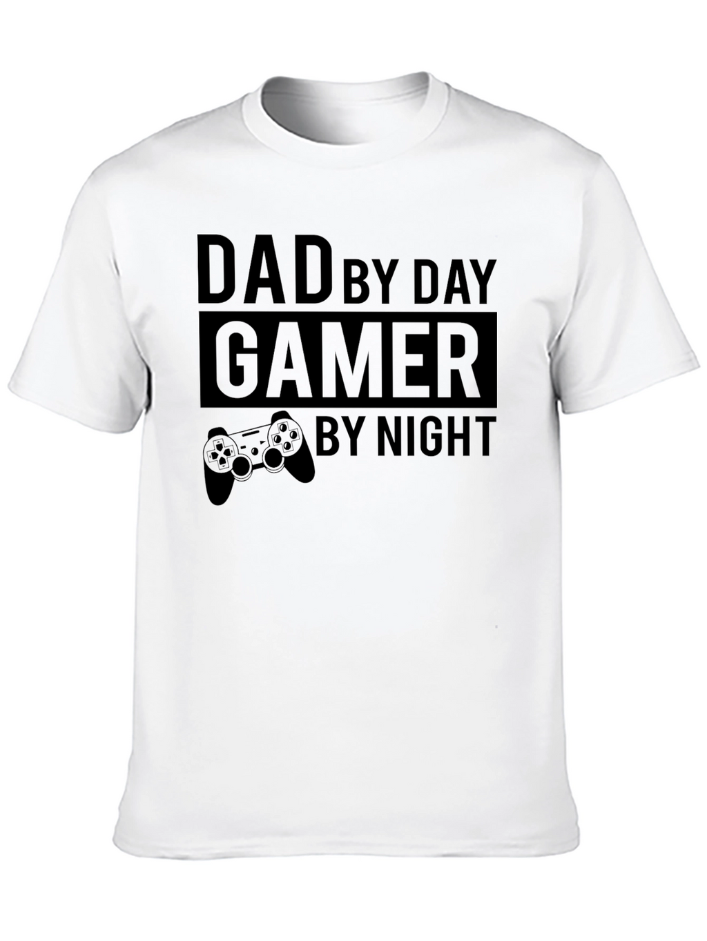 Dad by Day Gamer by Night Graphic T-Shirt