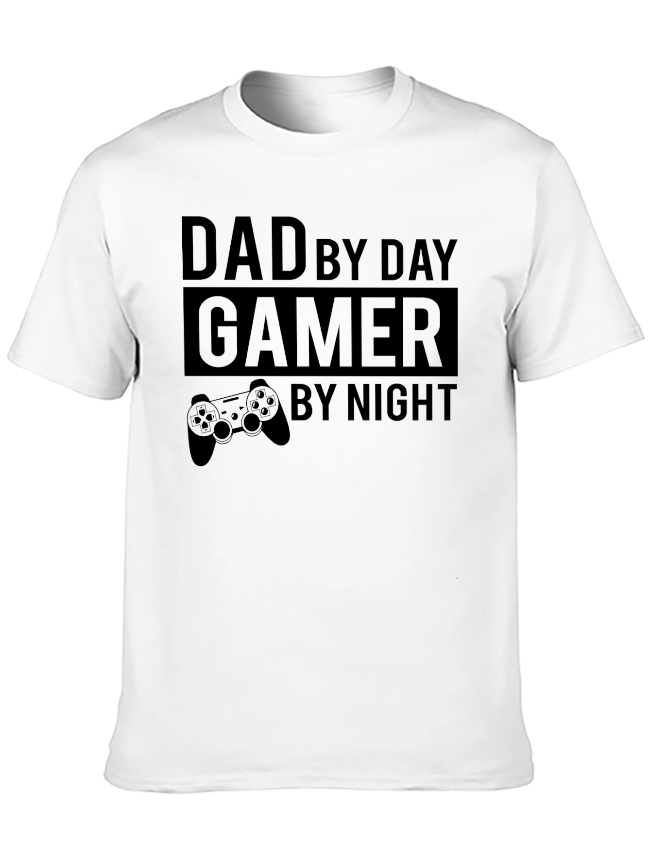 Dad by Day Gamer by Night Graphic T-Shirt
