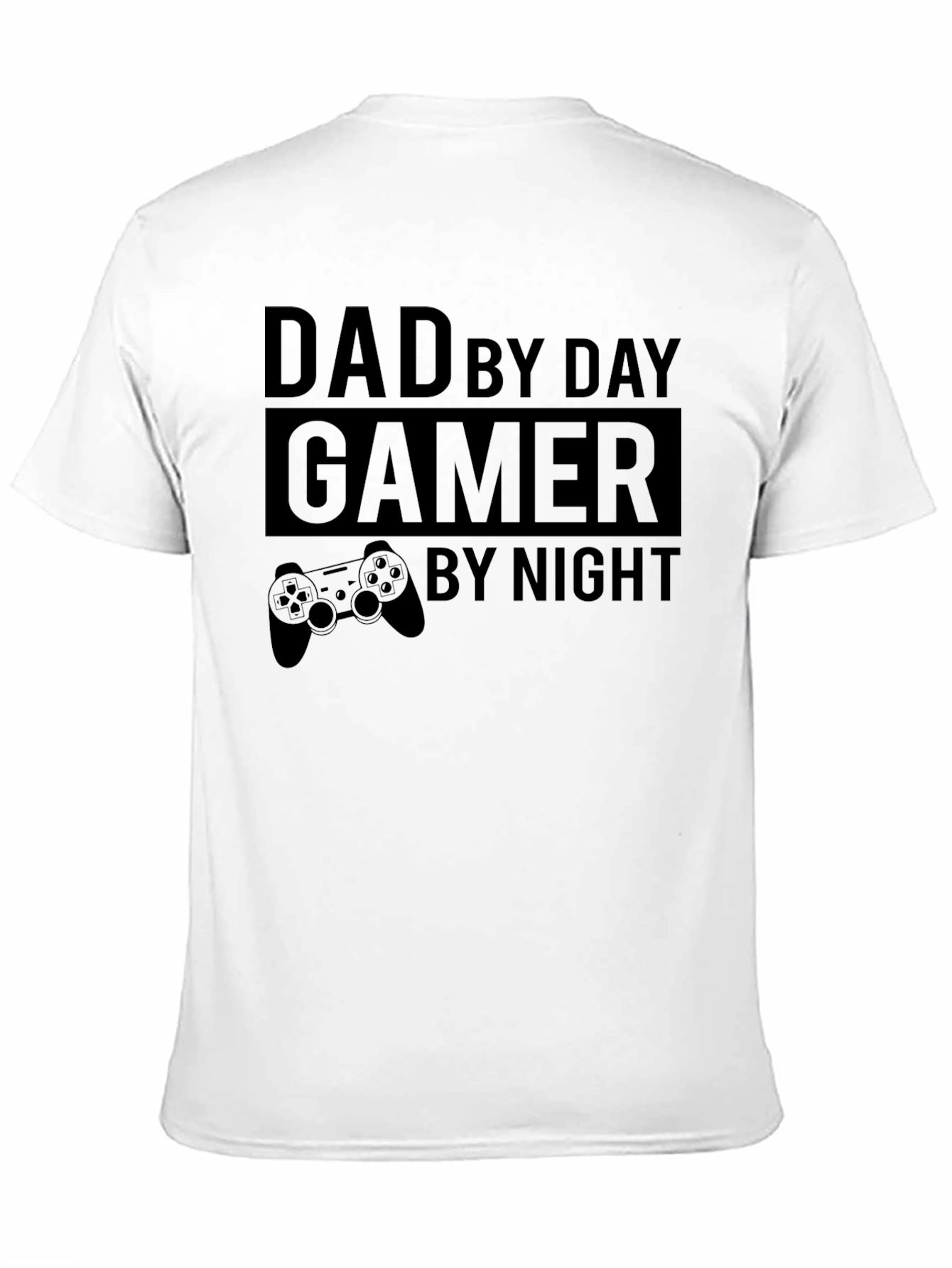 Dad by Day Gamer by Night Graphic T-Shirt