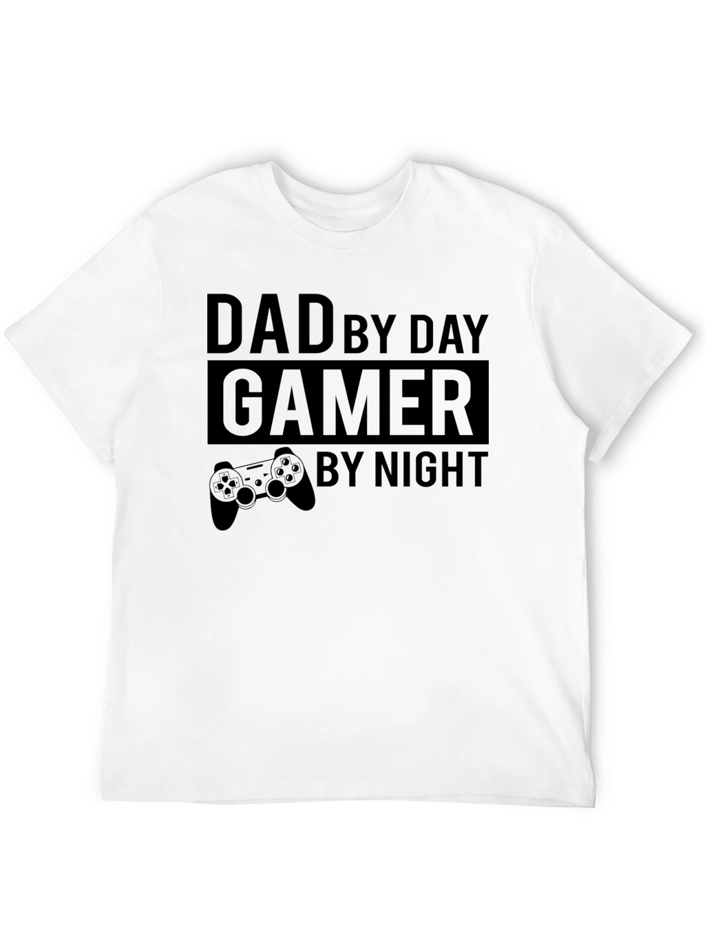 Dad by Day Gamer by Night Graphic T-Shirt