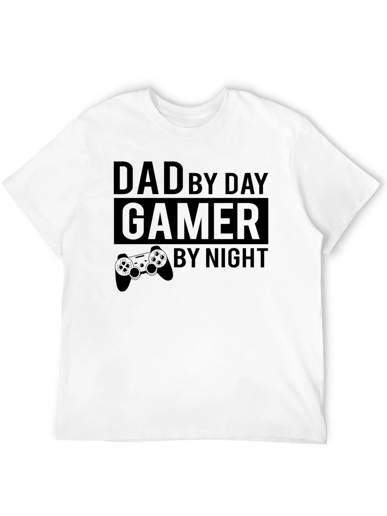 Dad by Day Gamer by Night Graphic T-Shirt