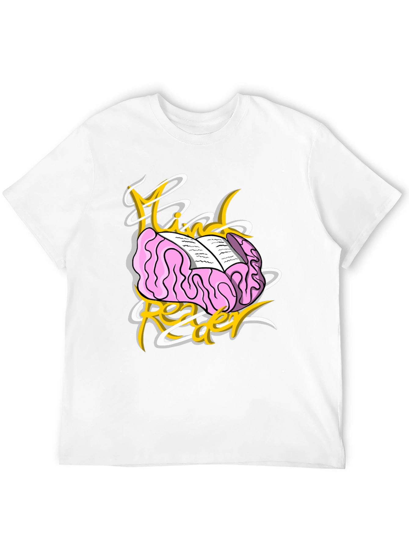 Mind Reader Graphic T-Shirt - Unisex Black Tee