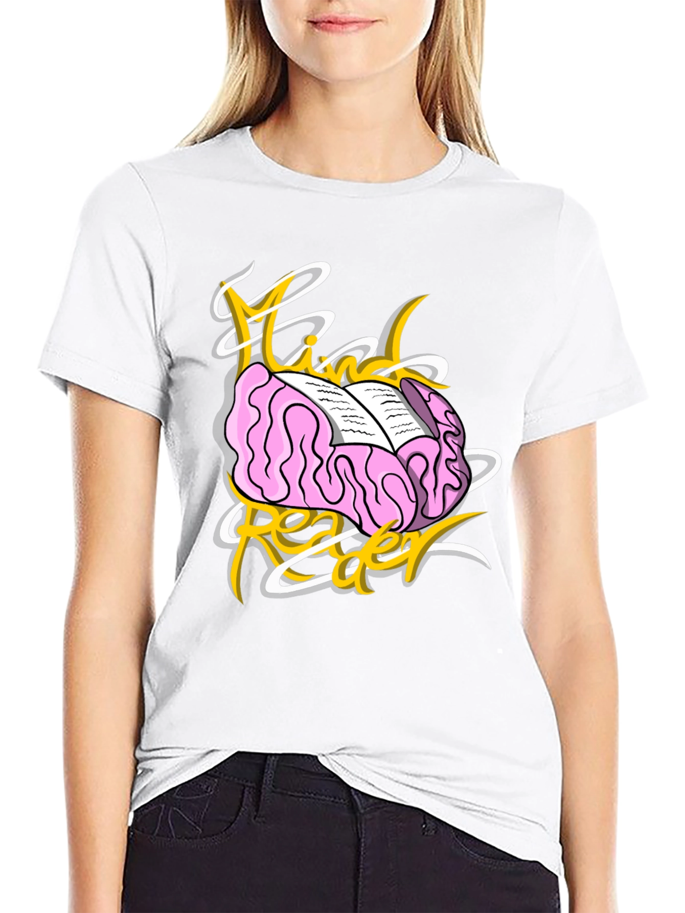 Mind Reader Graphic T-Shirt - Unisex Black Tee