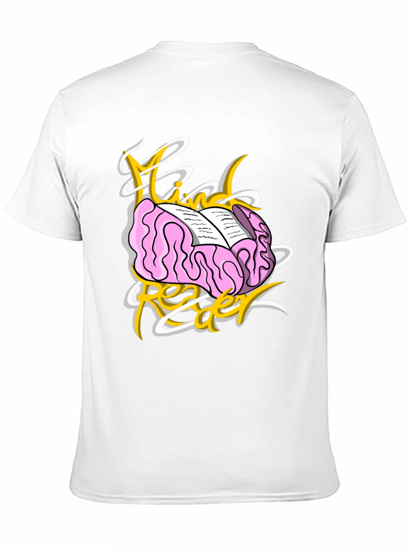 Mind Reader Graphic T-Shirt - Unisex Black Tee