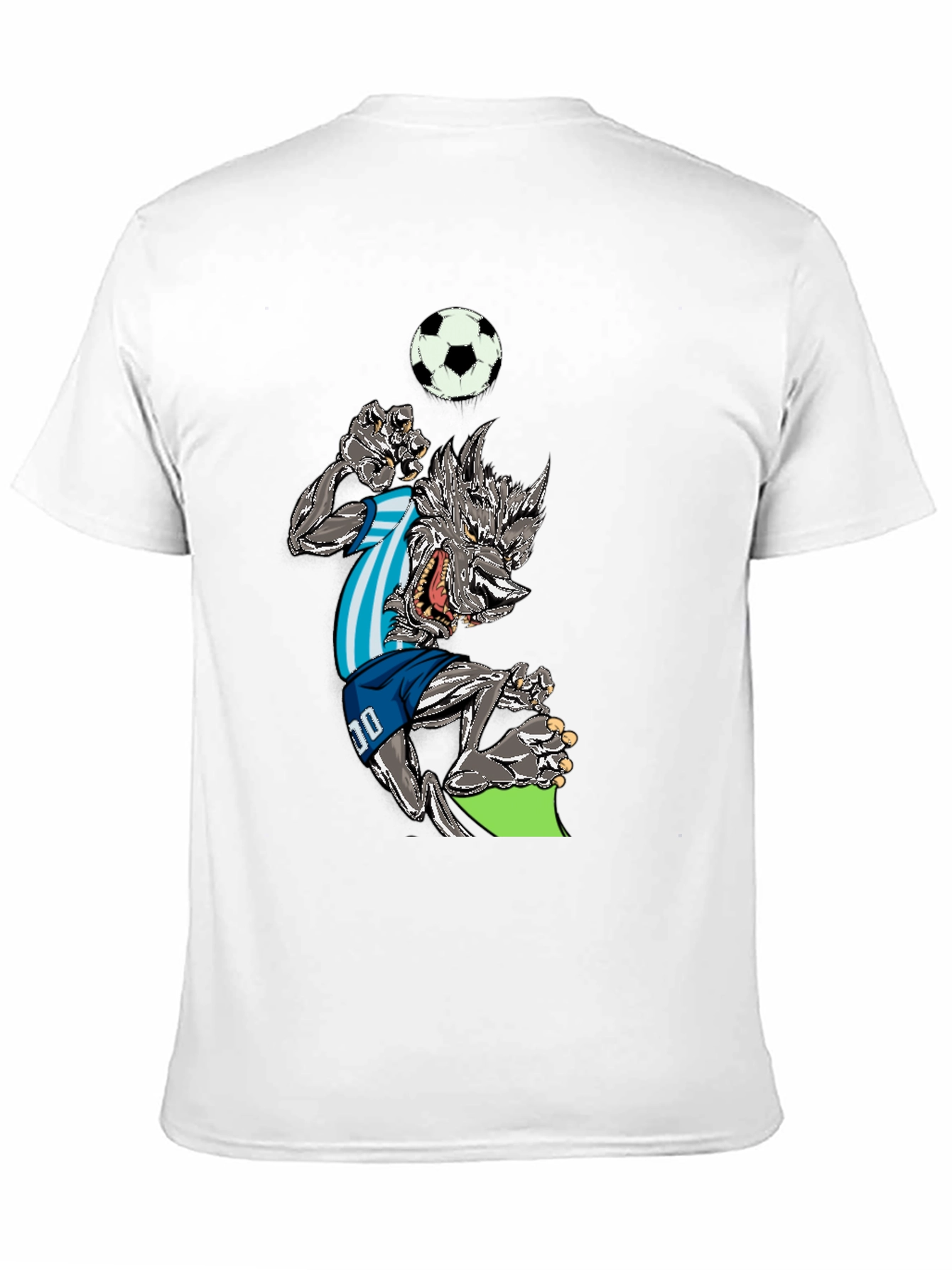 Soccer Wolf Graphic T-Shirt