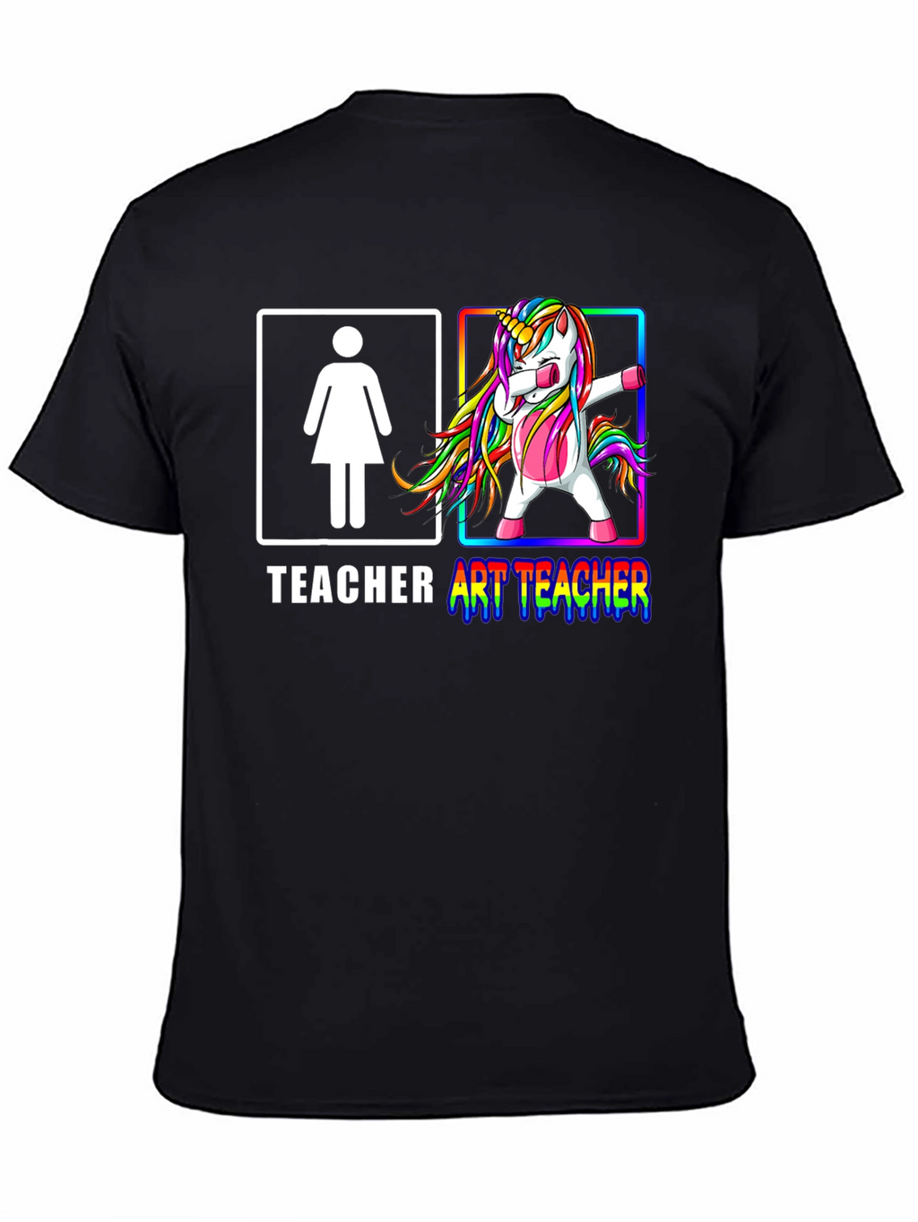 Art Teacher Unicorn Dab T-Shirt