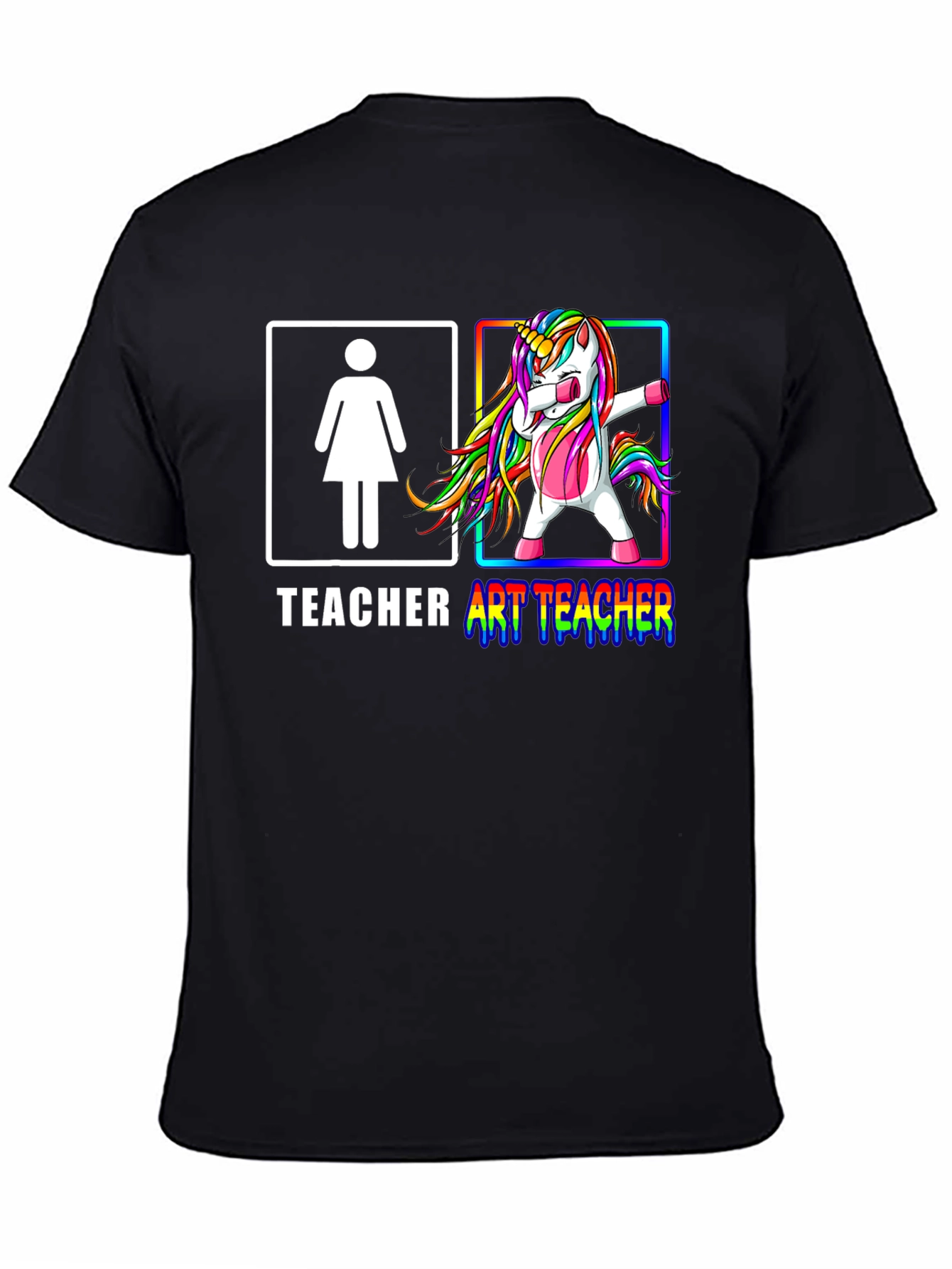 Art Teacher Unicorn Dab T-Shirt