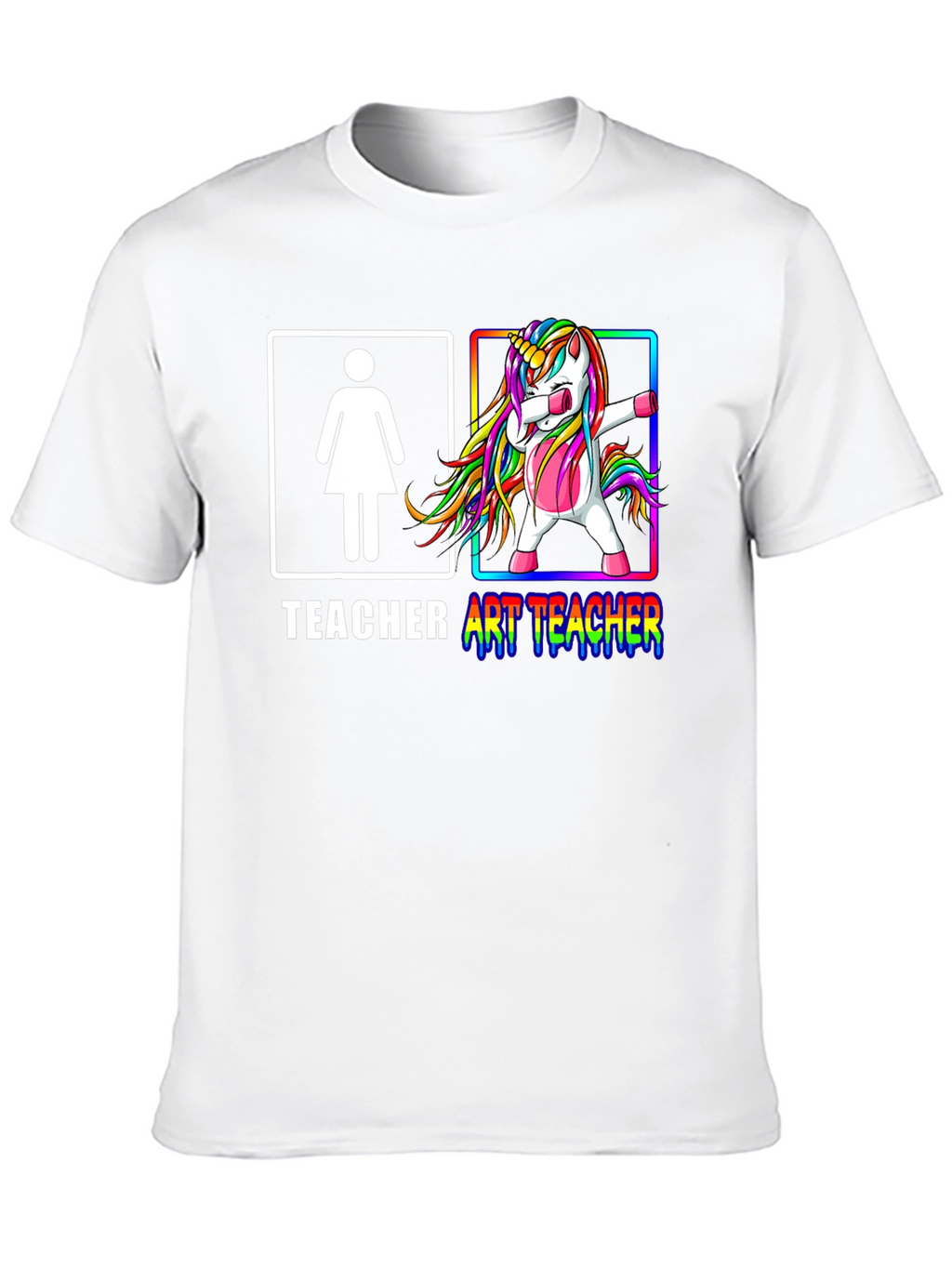Art Teacher Unicorn Dab T-Shirt