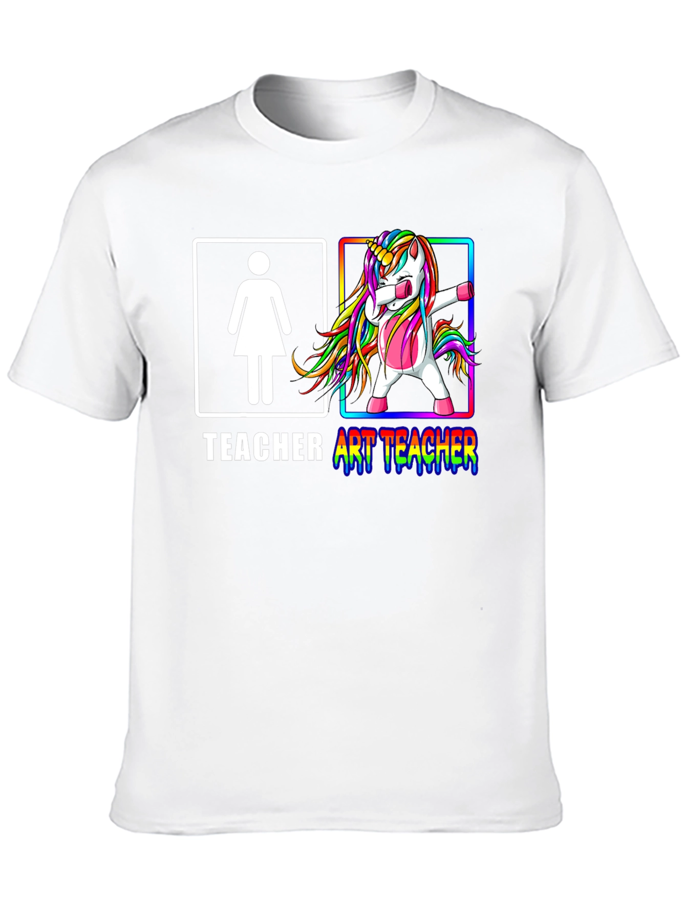 Art Teacher Unicorn Dab T-Shirt