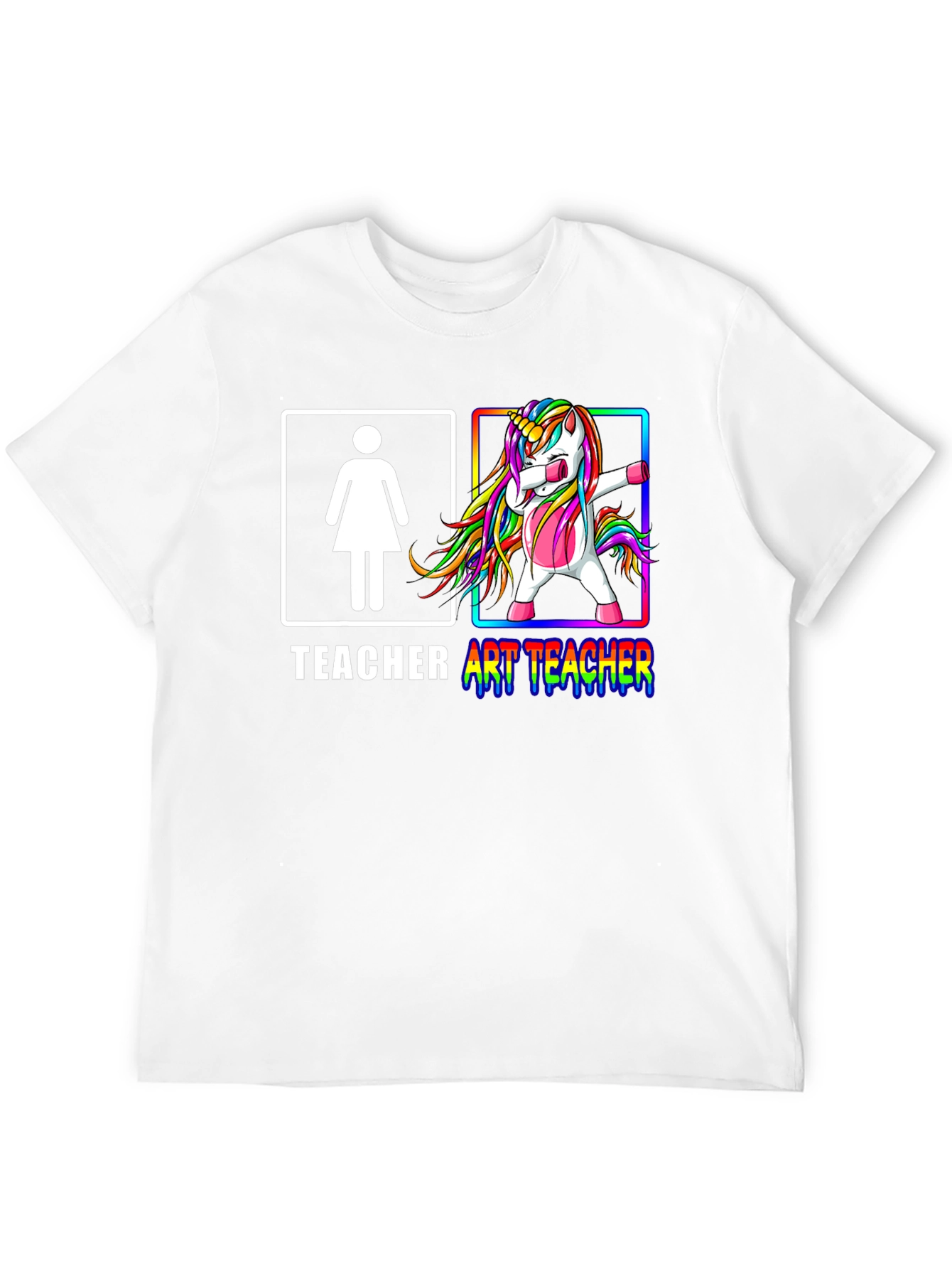 Art Teacher Unicorn Dab T-Shirt