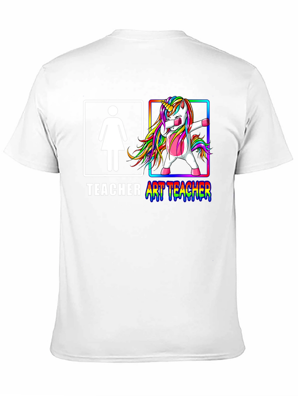 Art Teacher Unicorn Dab T-Shirt