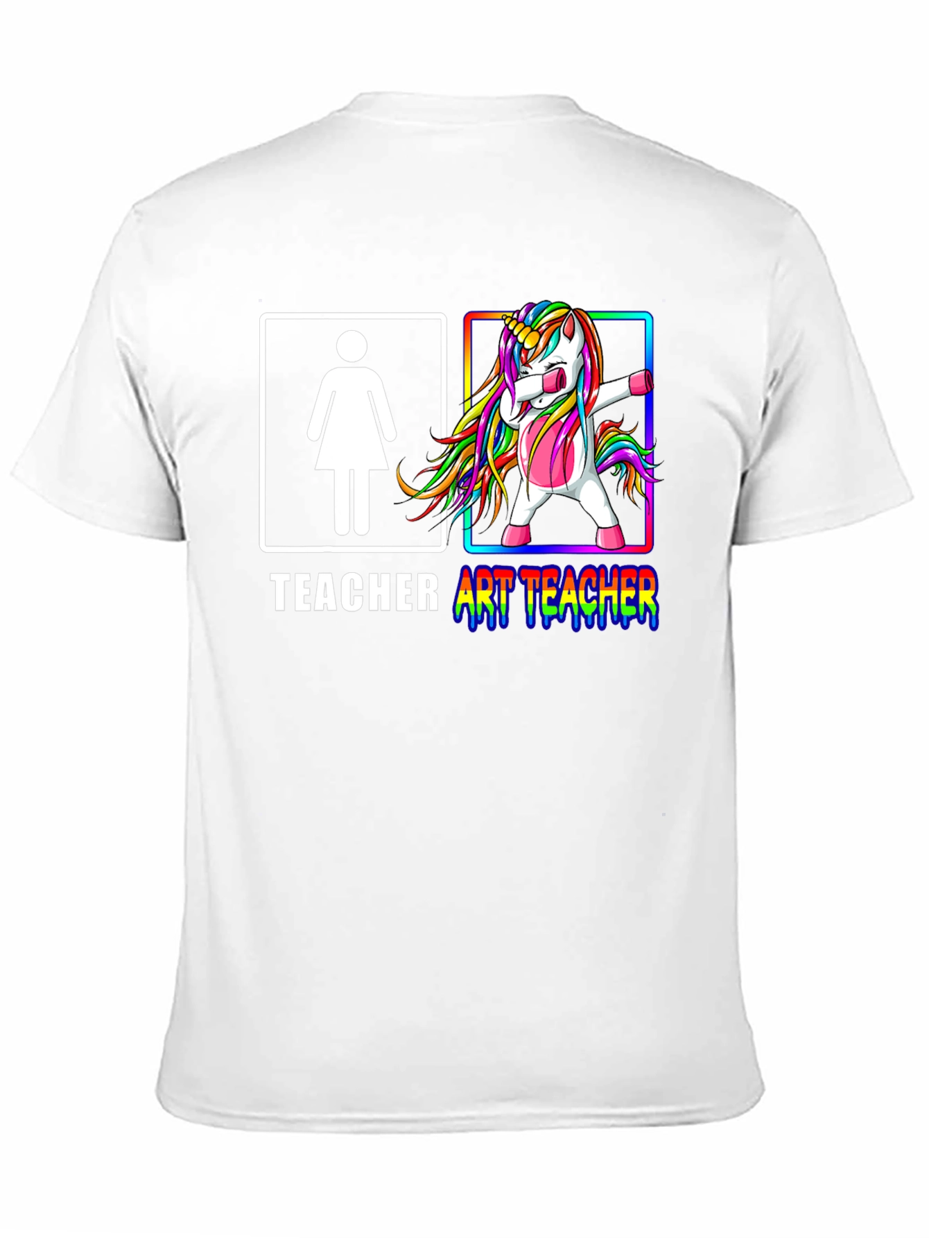 Art Teacher Unicorn Dab T-Shirt