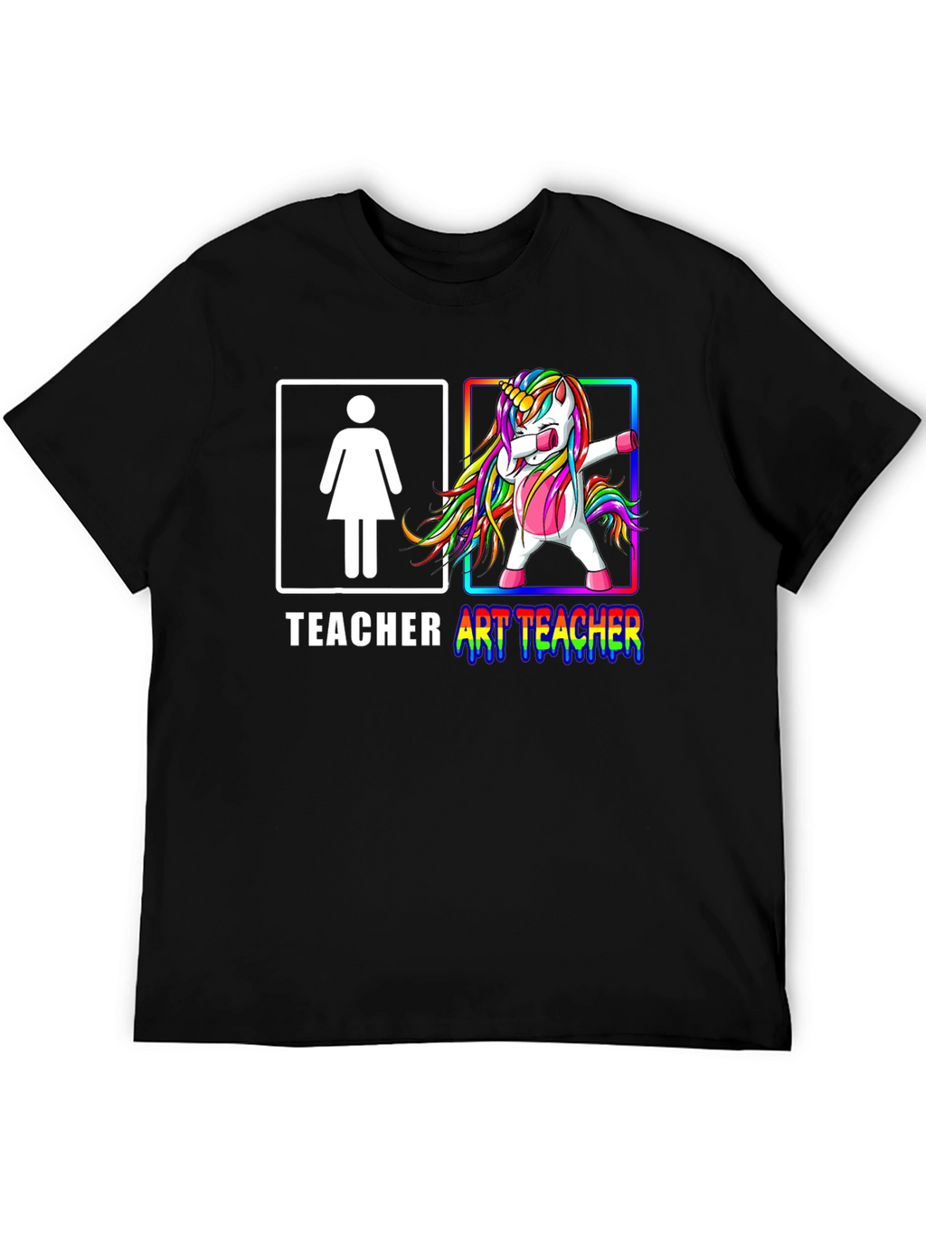 Art Teacher Unicorn Dab T-Shirt