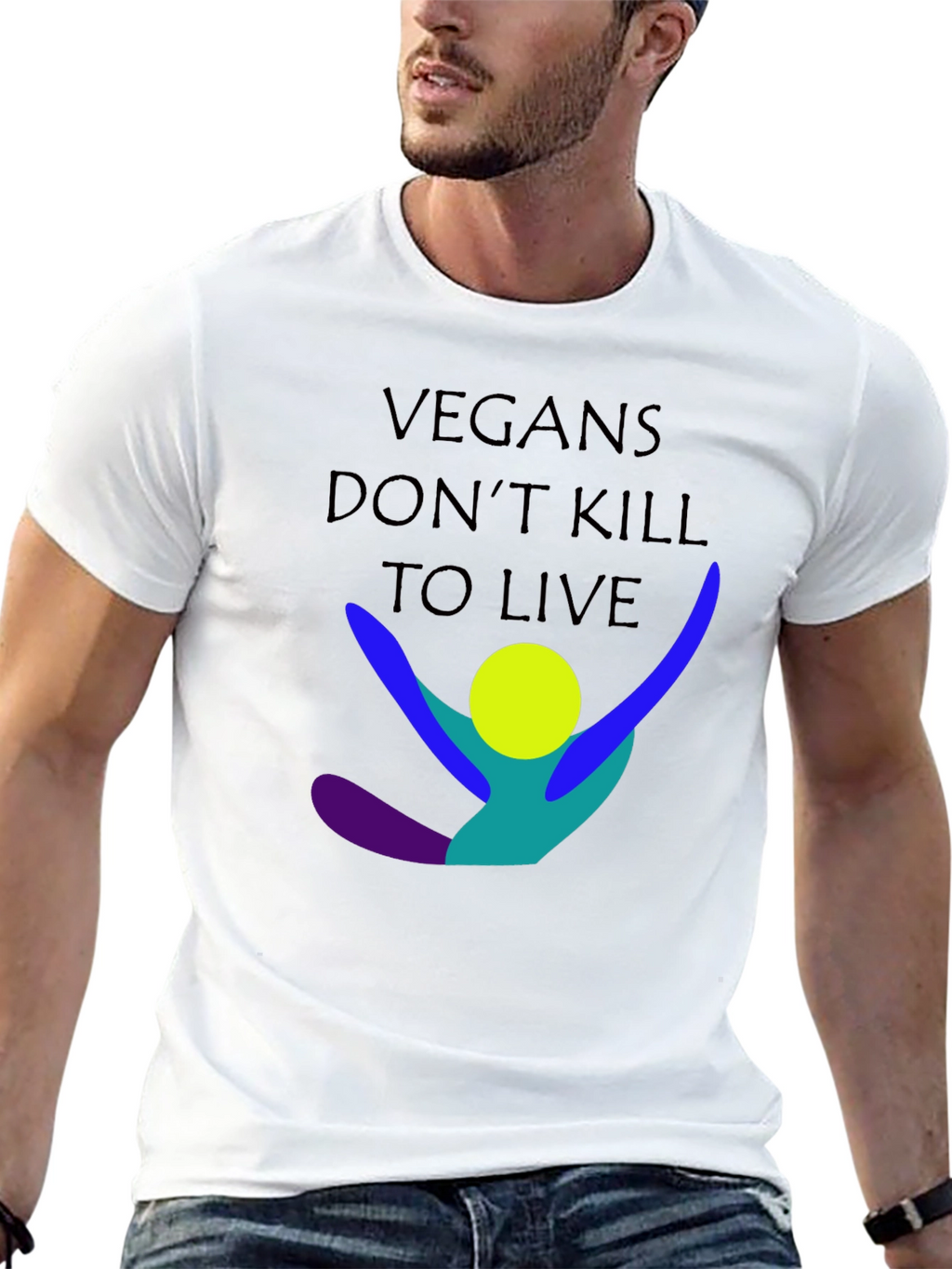 Vegan T-Shirt - Dont Kill To Live