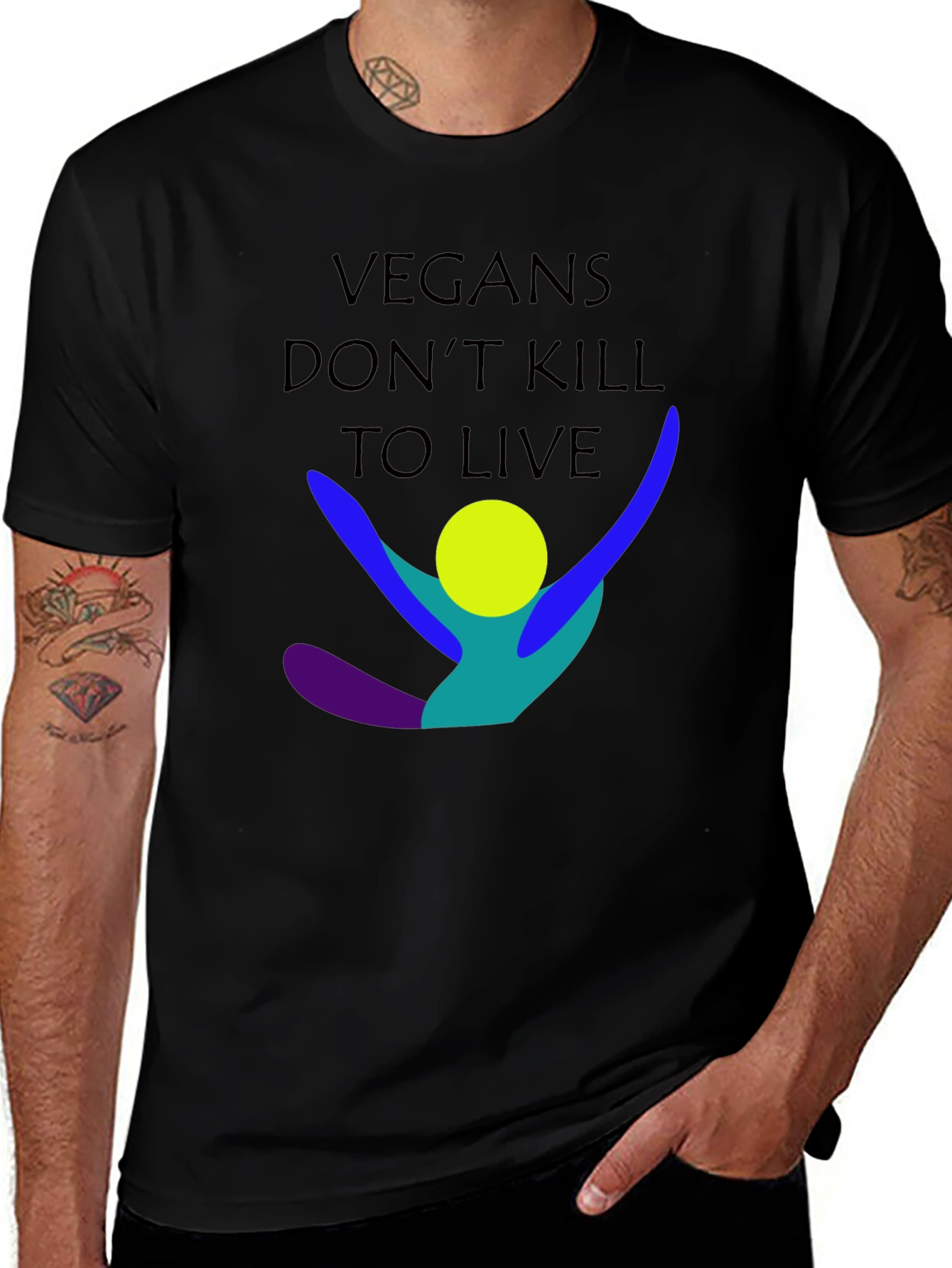 Vegan T-Shirt - Dont Kill To Live