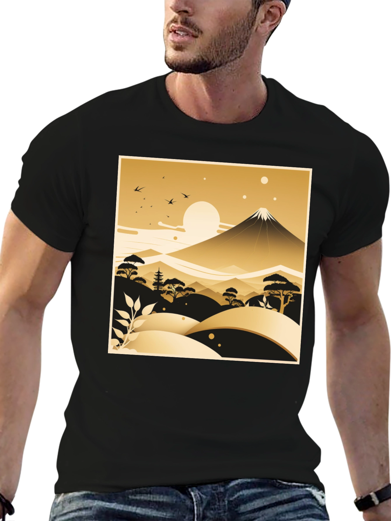 Japanese Landscape Graphic Tee