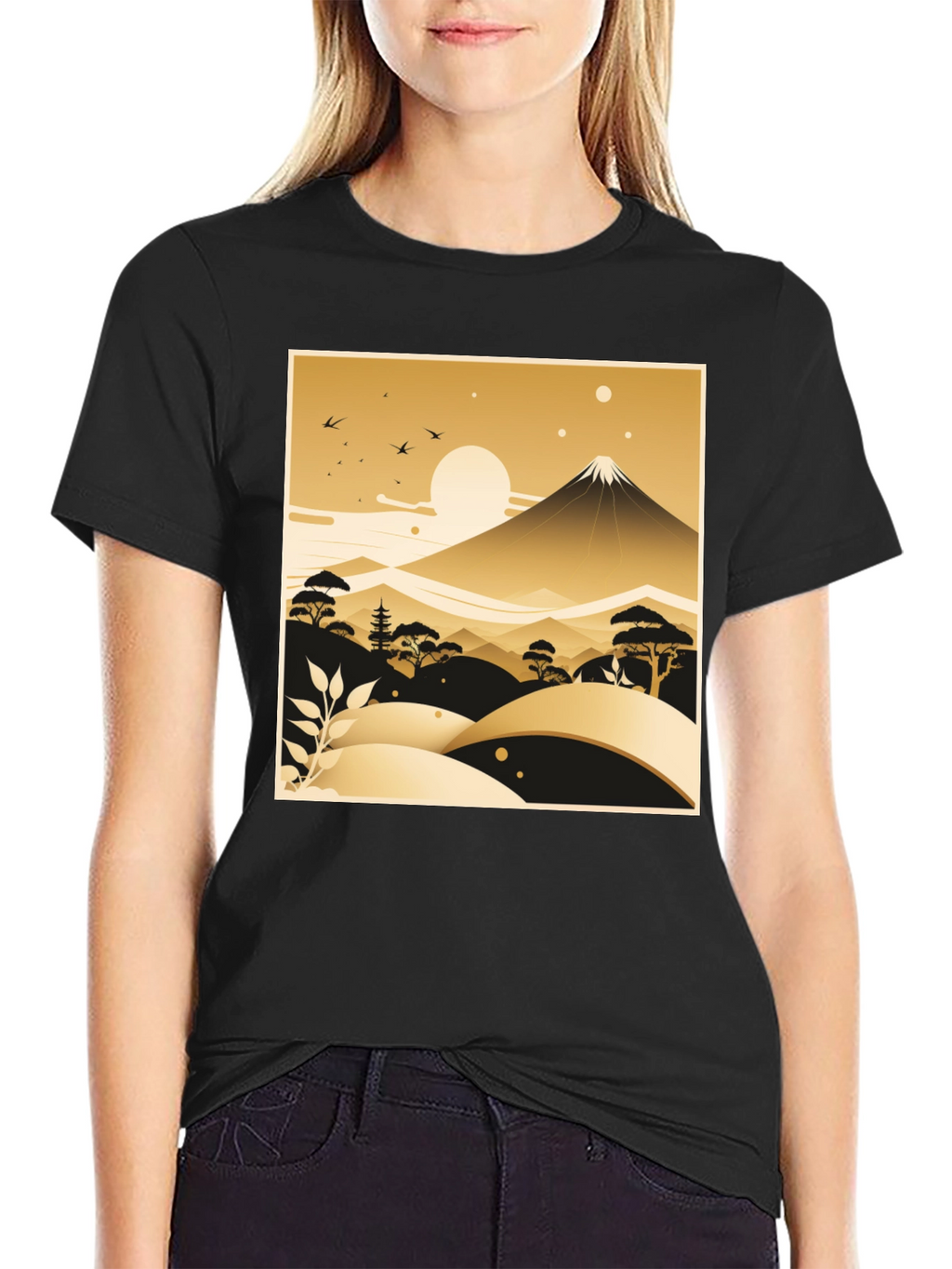 Japanese Landscape Graphic Tee