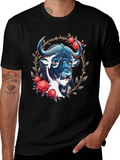 Buffalo Rose Graphic T-Shirt - Black