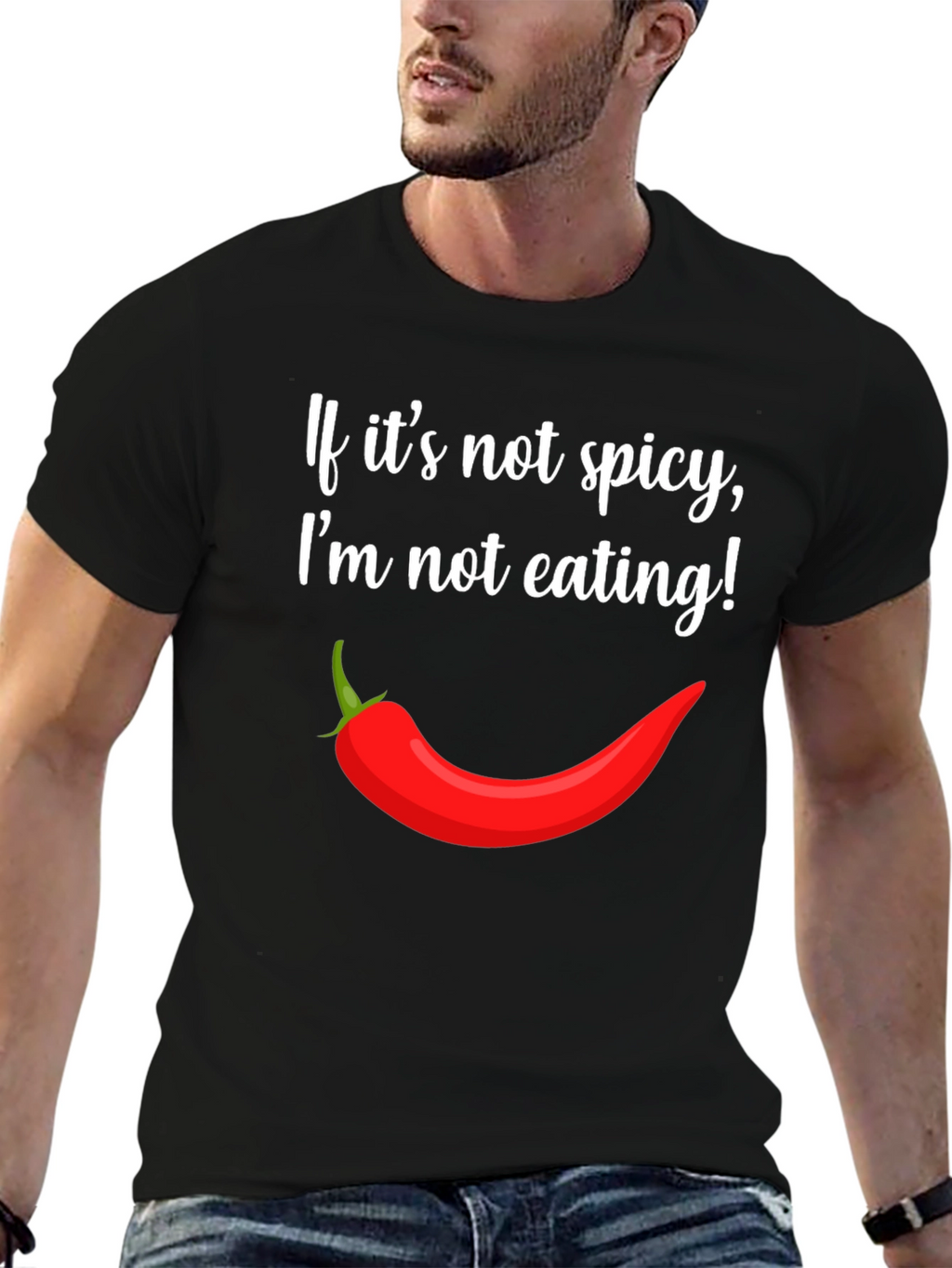 Spicy Food Lover T-Shirt - Chili Pepper Graphic Tee