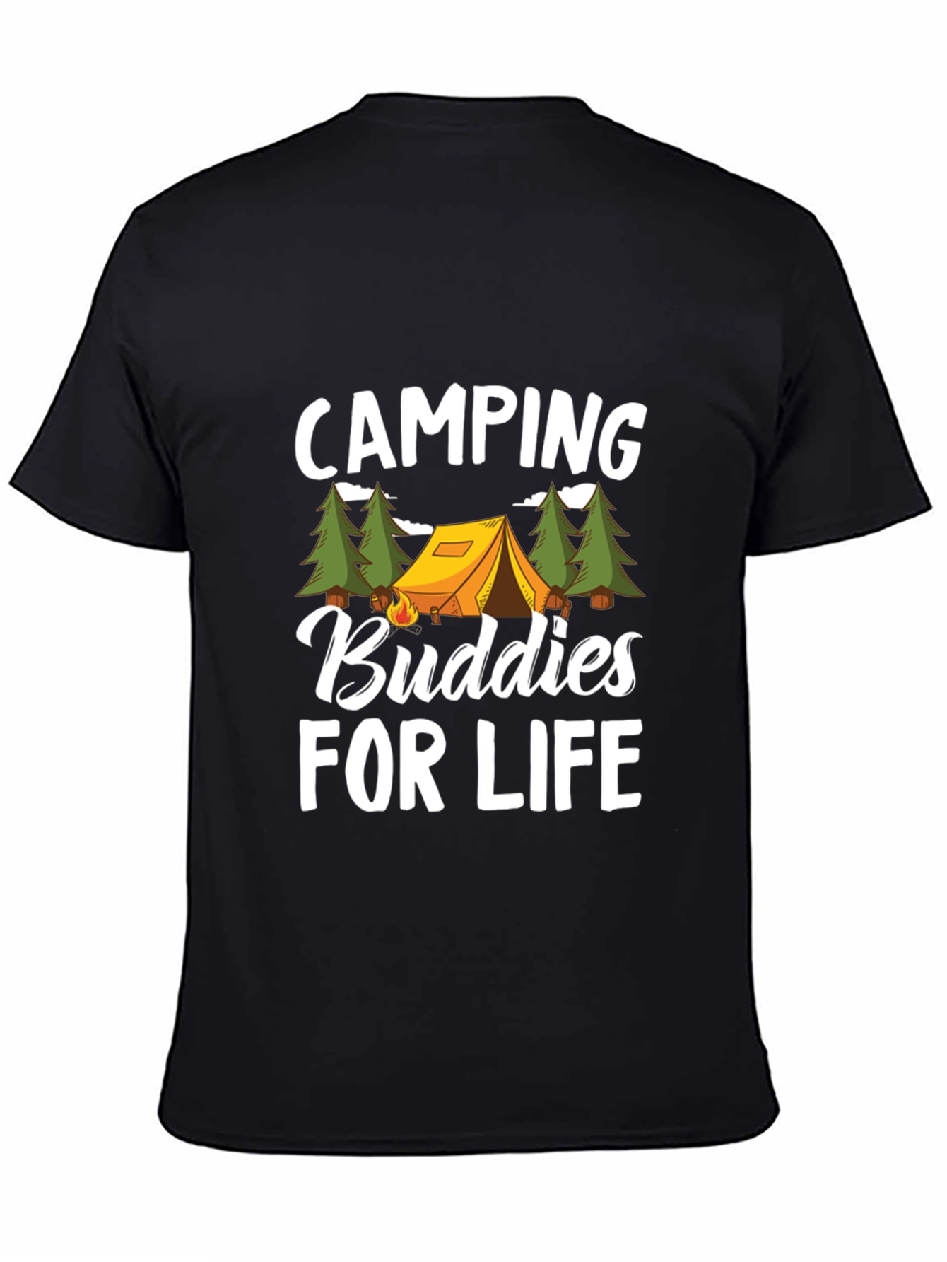 Camping Buddies for Life Graphic Tee