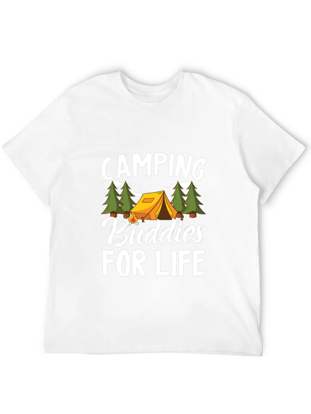 Camping Buddies for Life Graphic Tee