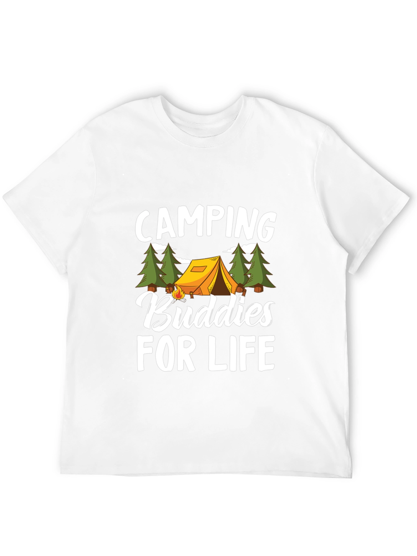 Camping Buddies for Life Graphic Tee