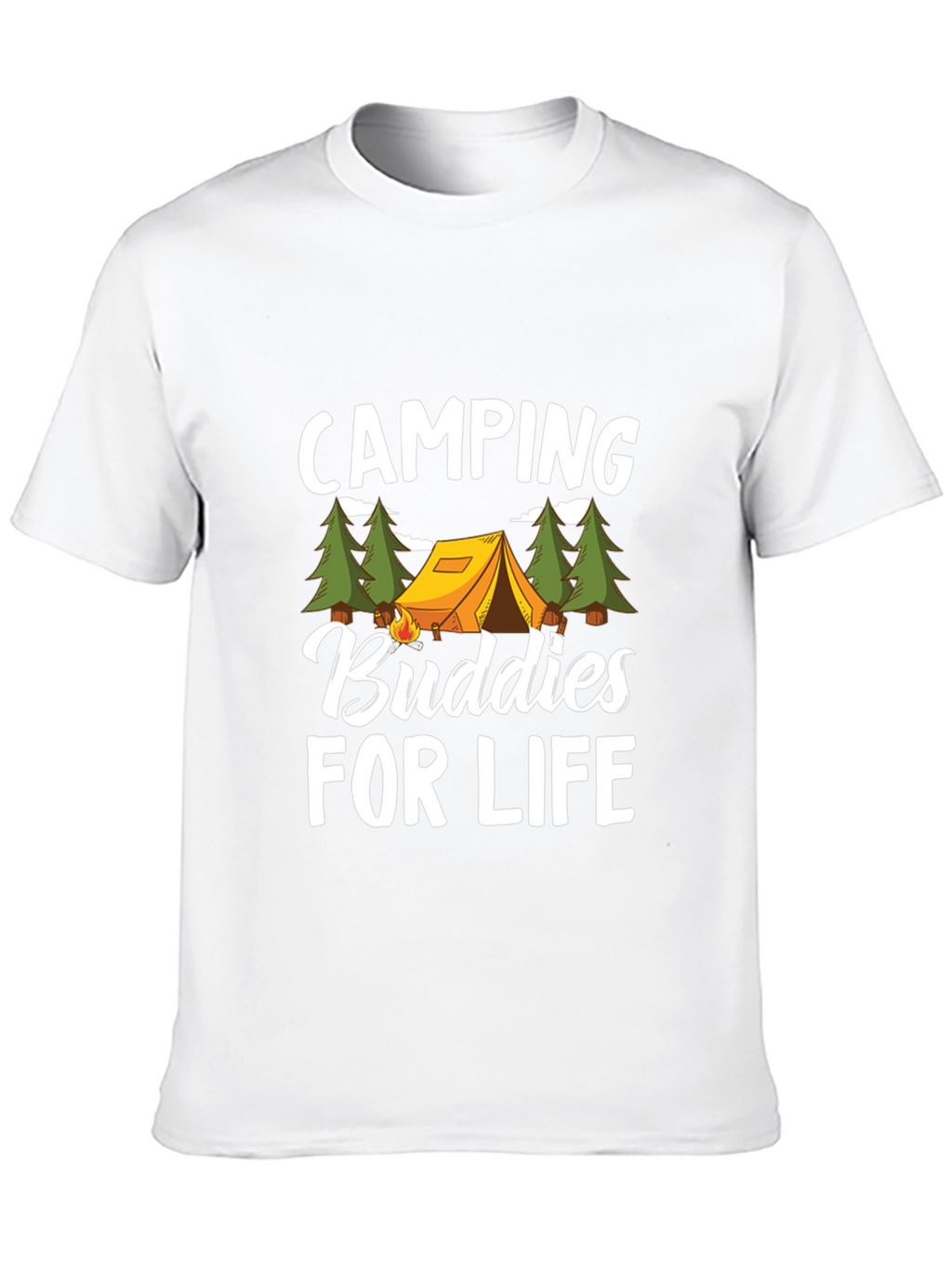 Camping Buddies for Life Graphic Tee