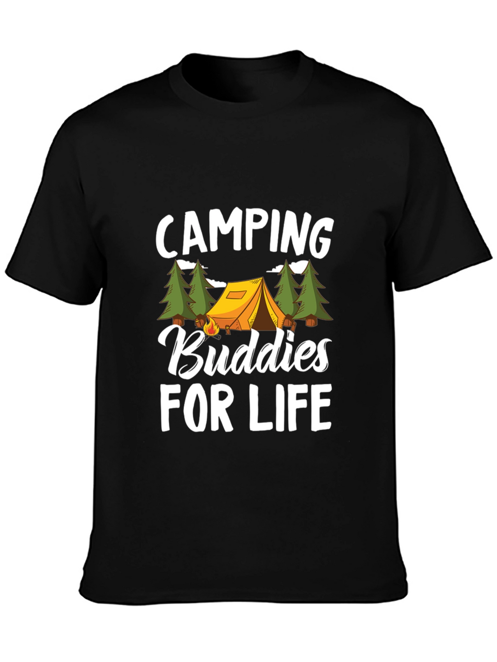 Camping Buddies for Life Graphic Tee