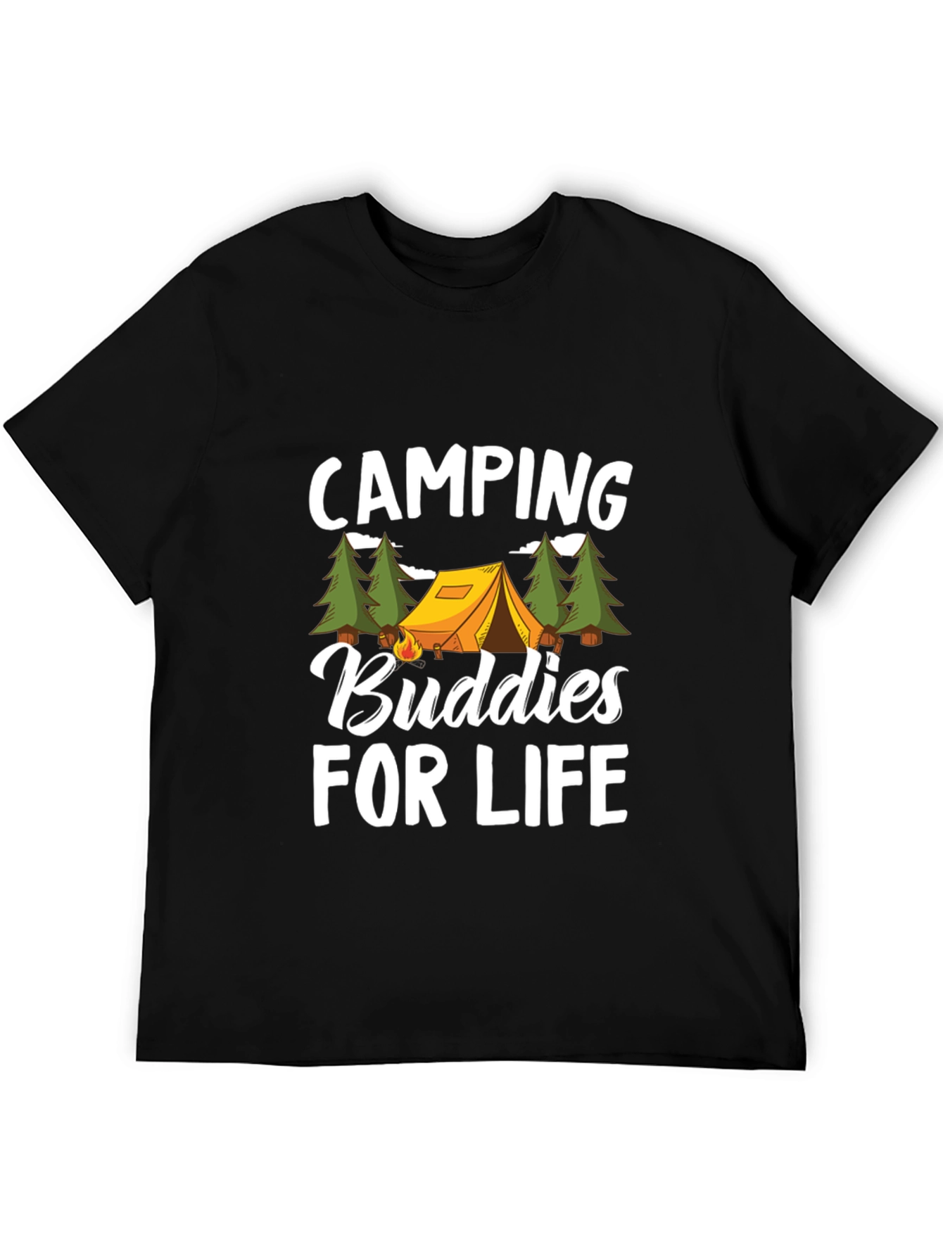Camping Buddies for Life Graphic Tee