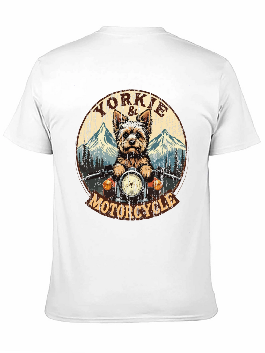 Yorkie Motorcycle T-Shirt - Ride in Style!