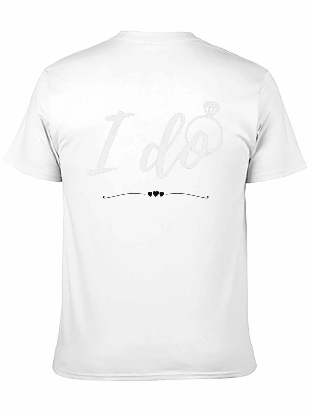 I Do T-Shirt - Engagement Wedding Tee
