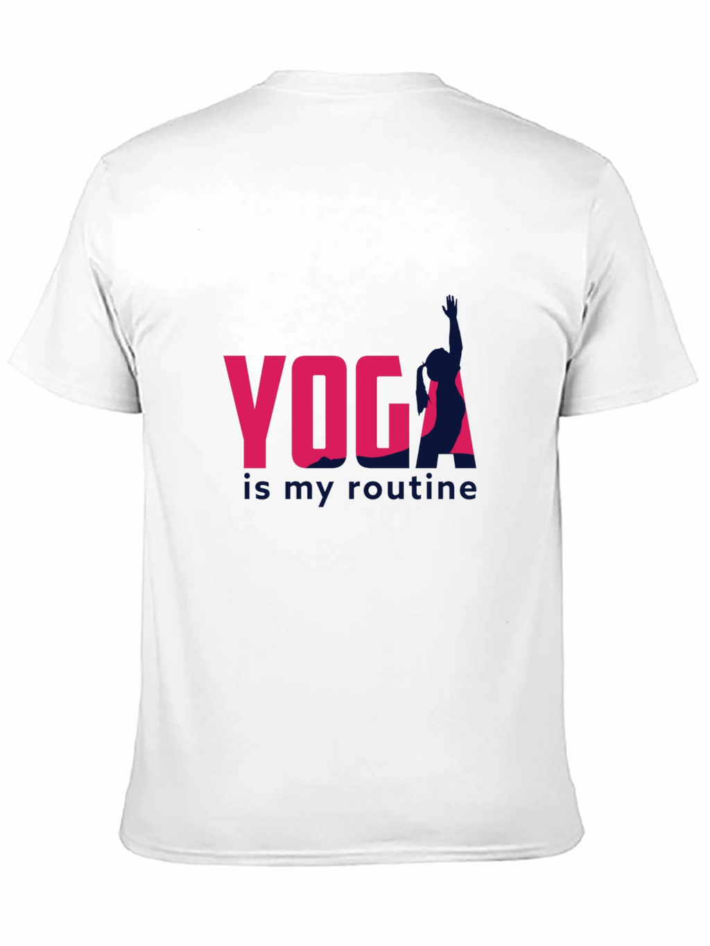 Yoga Is My Routine Graphic T-Shirt