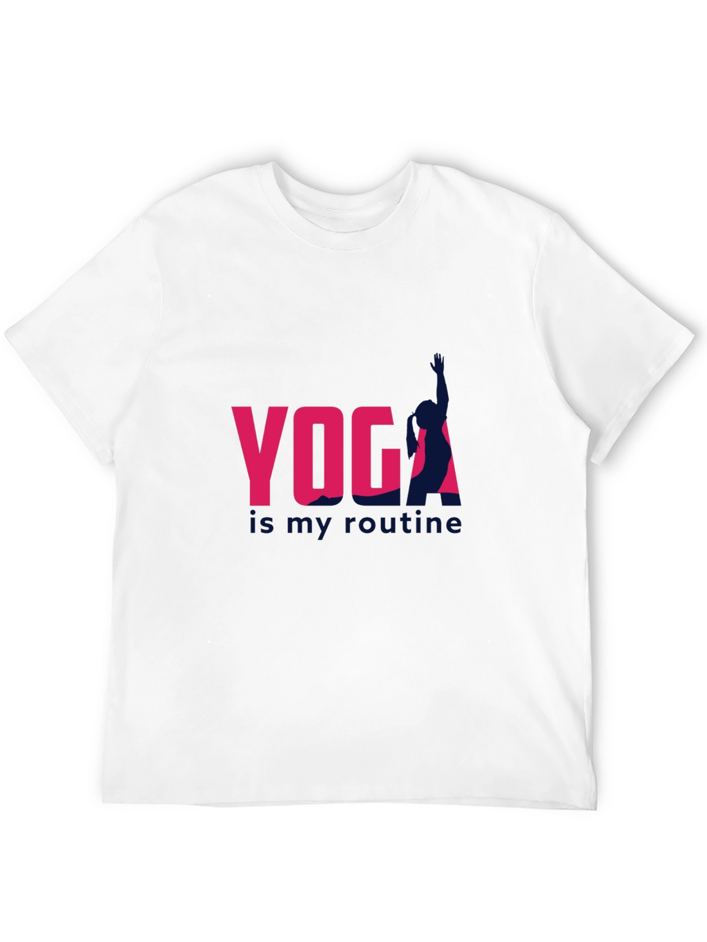Yoga Is My Routine Graphic T-Shirt