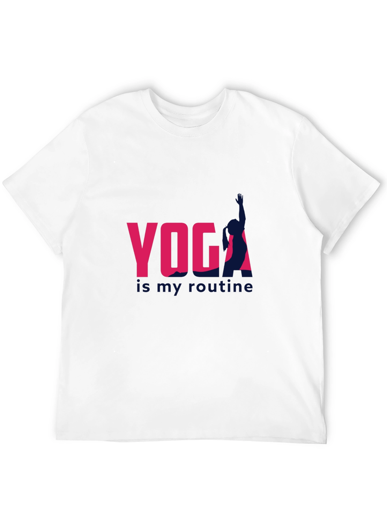 Yoga Is My Routine Graphic T-Shirt