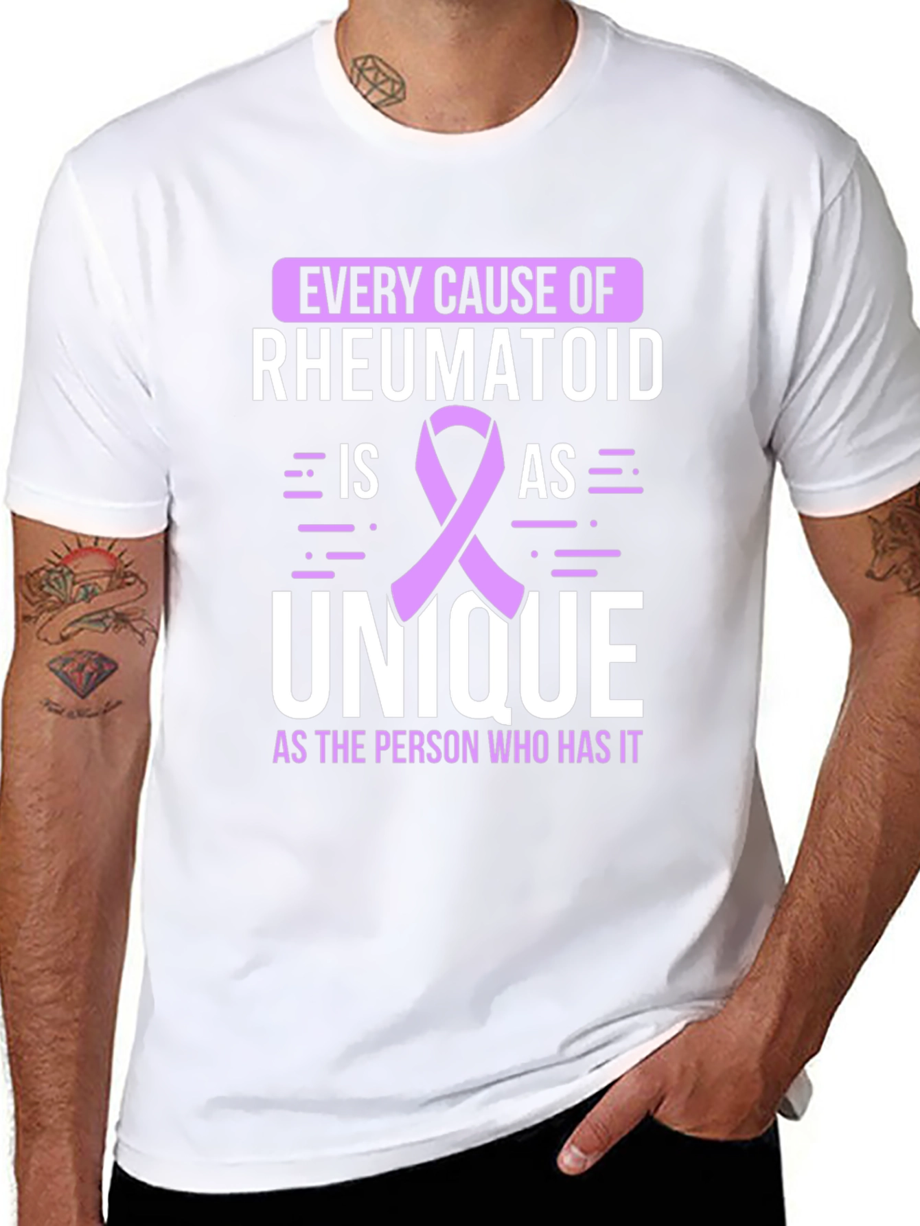 Rheumatoid Awareness T-Shirt Unique Cause Design