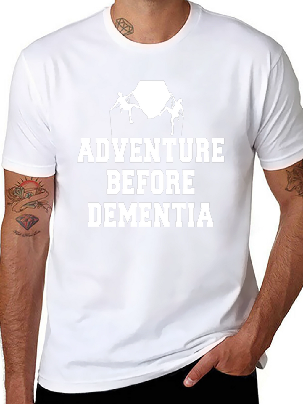 Adventure Before Dementia Black Graphic Tee