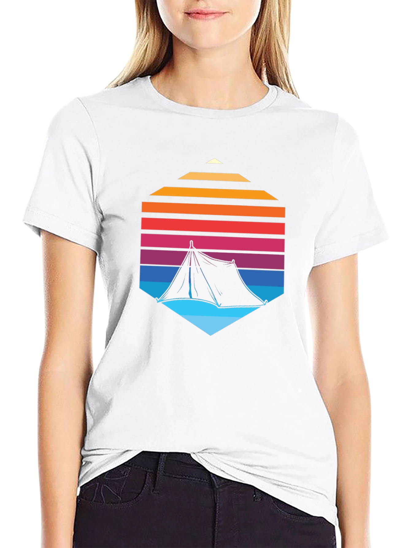 Retro Camping Tent T-Shirt