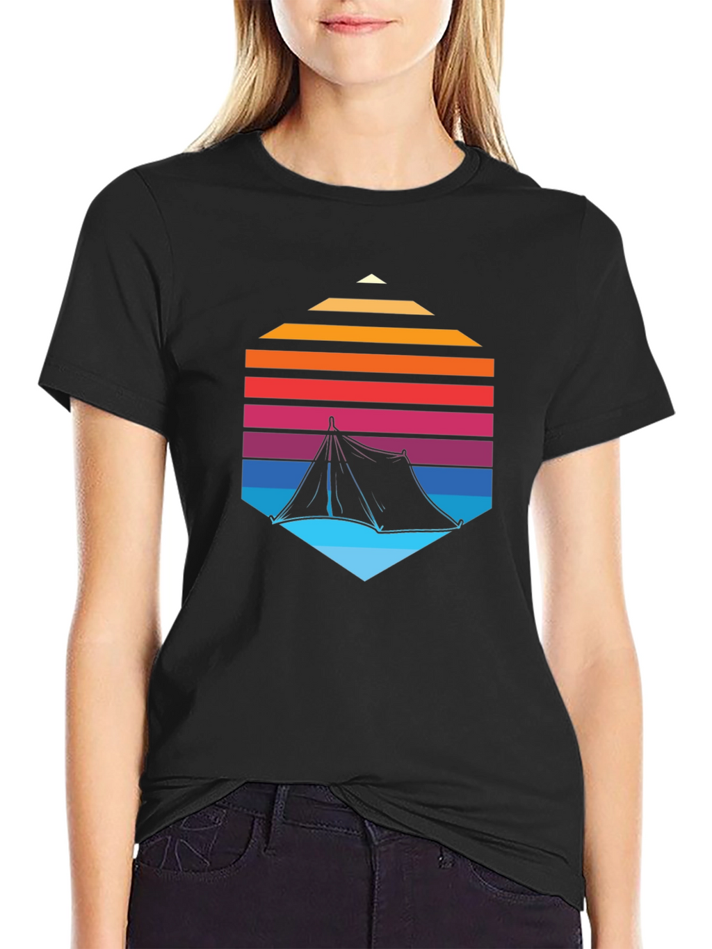 Retro Camping Tent T-Shirt