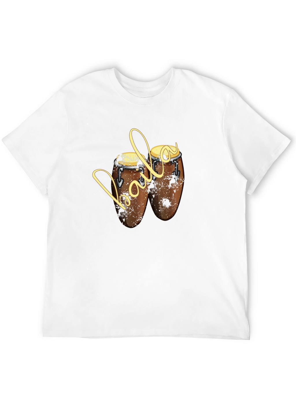 Baila Conga Drum T-Shirt - Black