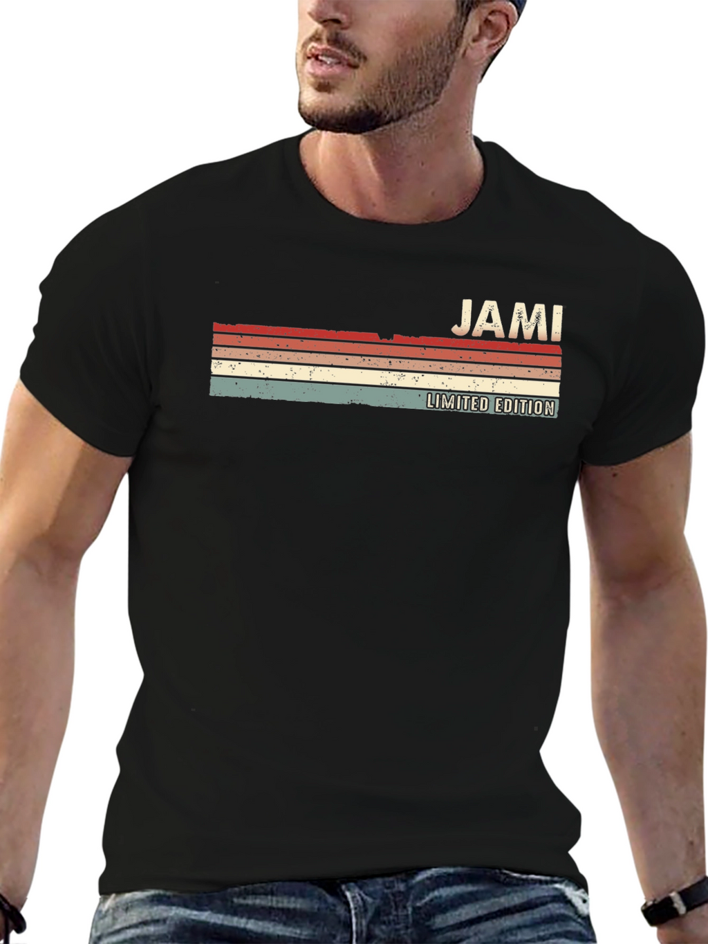 JAMI Limited Edition Retro T-Shirt - Black