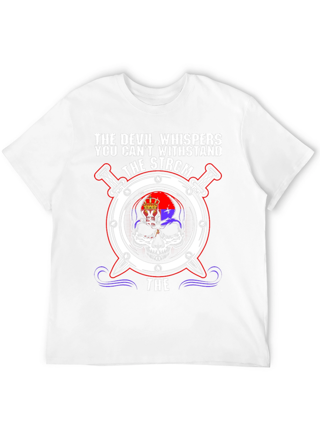 Devil Whispers Skull T-Shirt
